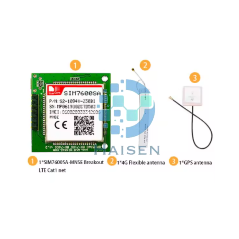 Scheda SIM7600SA + FPC + Antenna GPS