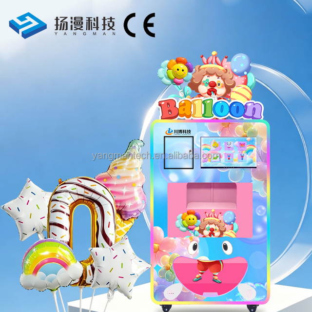 Hot Sale Smart Balloon Vending Machine Commercial Self-Service Full Automatic Balloon Maker with Custom Logo for Shopping Center