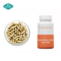 Nutrifirst Pms Relief Kruiden Supplement Chasteberry Fruit Dong Quai Zilverkaars Wortel Extract Capsule