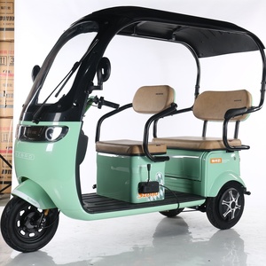 รถสามล้อไฟฟ้า 500W 48v20A สำหรับใช้ในครัวเรือน สกู๊ตเตอร์ขนาดเล็กแบบสามที่นั่ง ปรับได้ รถสามล้อไฟฟ้ายอดนิยม - Product Image 3