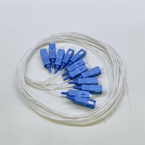 สายพิกเทลไฟเบอร์ออปติกแบบ Single Mode Simplex สีขาว ขนาด 0.9 มม. หุ้มฉนวน LSZH สำหรับอุปกรณ์ไฟเบอร์ออปติก ระดับโทรคมนาคม SC UPC - Product Image 5