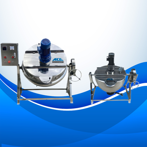 Hervidor de cocina eléctrico automático con máquina mezcladora, olla con camisa de calefacción de Gas - Product Image 5