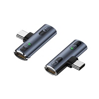 Adaptateur casque Type-C 2-en-1 avec charge PD/QC 100W, USB 3.2 Gen 2 10 Gbit/s OTG et contrôle intégré