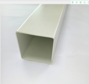 Profil en plastique blanc PE ABS <span class=keywords><strong>PVC</strong></span> <span class=keywords><strong>creux</strong></span> Tube de clôture de panneau <span class=keywords><strong>carré</strong></span> pour la construction de matériaux UPVC - Product Image 2