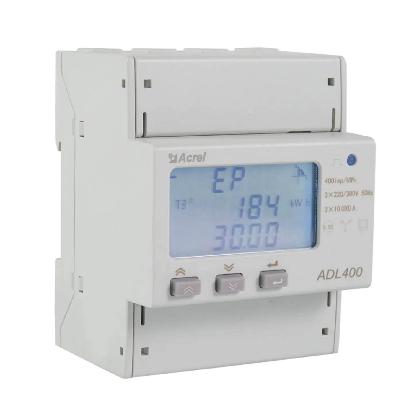 High quality electricity wireless ADL400 Din Rail 3 Phase Kwh Energy Multi-function Meter with RS485