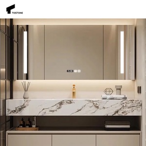 Tostone mozzafiato Calacatta Viola marmo lavello un duraturo tocco di eleganza per i bagni moderni - Product Image 2