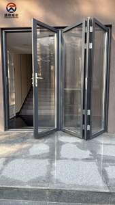 <span class=keywords><strong>Porte</strong></span> <span class=keywords><strong>accordéon</strong></span> en aluminium robuste avec rails à haute capacité de charge pour ouvertures de <span class=keywords><strong>porte</strong></span> surdimensionnées - Product Image 5