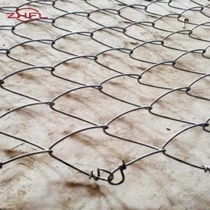 Treillis métallique cyclone galvanisé 8 pieds 6 pieds 8 pieds 6 pieds Panneaux de clôture à maillons de chaîne en diamant Rouleau de clôture à maillons de chaîne - Product Image 6