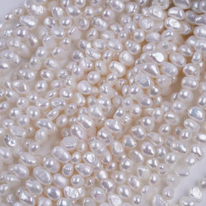 Natural <b>Freshwater</b> <b>Pearl</b> DIY <b>Bracelet</b> Necklace Earrings Short 18cm 5-6mm Side Hole Two Sided Light Colorfulpearls - Product Image 5