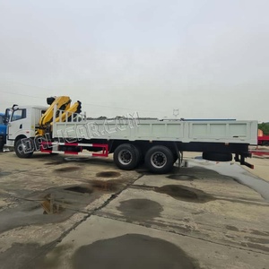 Grúa montada en camión plegable FAW 6*4 25 toneladas directa de fábrica con plataforma de transporte de carga a la venta - Product Image 3