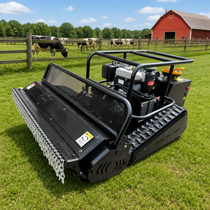 Meilleures ventes Tondeuse <span class=keywords><strong>robot</strong></span> multifonctionnelle à essence télécommandée sur chenilles pour terrains accidentés et vergers - Product Image 4