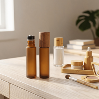 Bouteilles à rouleaux en verre personnalisables de grande capacité avec impression de logo Soins de la peau aromathérapie et projets de bricolage Bouteille à rouleaux