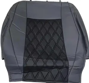 Fabrika fiyat lüks ızgara tasarım özel fit deri araba koltuğu kapakları Toyota Land cruiser 200 için