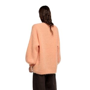 Cárdigan de Punto de Mohair Personalizado al por Mayor para Mujer, Suave y Cálido para Invierno, Color Sólido, ODM Informal para Mujer - Product Image 4