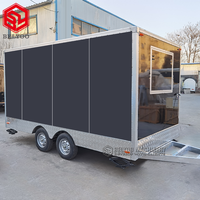 Belyoo — remorque de Bar Mobile, camion de restauration, support de chien, charrette de café, à vendre, Mobile, pour la rue