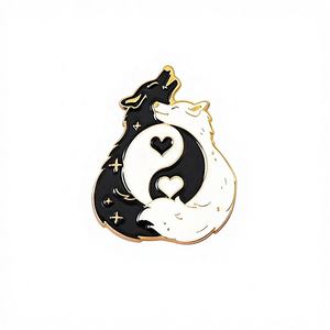 Custom Popular Fish Angel Letters Animal Anime Soft Enamel Metal Zinc Alloy Gold Plated Lapel Pins Collectible - Product Image 4