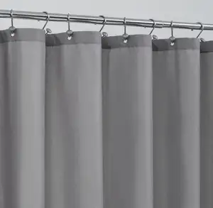 Dusch vorhang Liner Großhandel Polyester Dusch vorhänge wasserdicht
