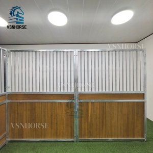 Kit kios kuda Modular elegan panel stabil Premium tahan lama gudang kustom sistem kios portabel untuk Baring kuda mewah - Product Image 4