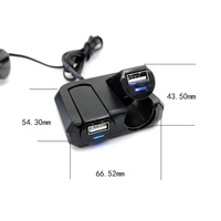Chargeur de voiture multifonction 3.1A double USB prise allume-cigare pour téléphone portable