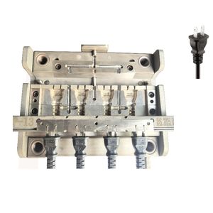 יצרן עובש יפני 2 פינים כבל כבל כבל כבל פלסטיק הזרקת עובש עם עוד חללים - Product Image 1