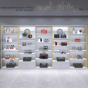 Thương hiệu hiện đại cao gót của phụ nữ Giày Túi Xách kệ trưng bày cá nhân thiết kế cho trung tâm mua sắm trang trí - Product Image 3