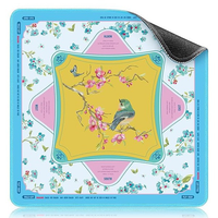 Tapis de Mahjong à motifs exquis, imperméable, silencieux, base antidérapante, résistant à l'usure et en matériaux naturels - Vente flash