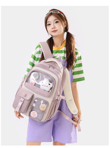 High Quality Girls Cartoon School <b>Backpack</b> Waterproof Comfort <b>Students</b> School Bag Stylish Bookbag for Teens Children Sac a Dos - Product Image 3