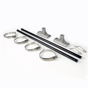 เสาธงไฟเบอร์กลาสตัวยึดแบนเนอร์โฆษณาบนถนนทำจากโลหะ - Product Image 1