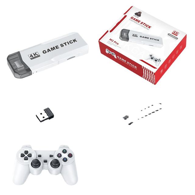 Retro Wireless Game Stick Retro Gaming Console with 20,000+ Games,Dual 2.4G Wireless Controllers Gamepad