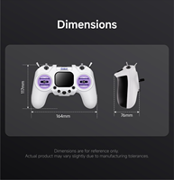 Radiocommande FPV Oxbot R1 ELRS 2,4 GHz avec nacelles RDC50 et système d'exploitation intelligent pour pièces de rechange DIY d'avions multirotors freestyle