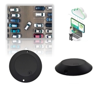 Capteur de stationnement sans fil IP68 LoRaWAN NB-IoT 4G à détection ultrasonique de véhicules, connecté au cloud, gestion de l'occupation des parkings