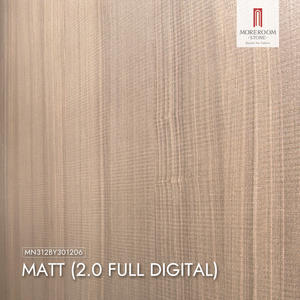 Dalles de pierre frittée 3000x1200mm, surface mate imitation bois Lyptus, pierre artificielle 6mm pour murs intérieurs et comptoirs - Product Image 2