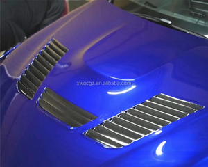 2013-2019 para <span class=keywords><strong>BMW</strong></span> 3 Series 320 <span class=keywords><strong>330</strong></span> 335i F30F35F31 guardabarros de capó de fibra de carbono mejorados Kit de carrocería de capó de apertura de parachoques de maletero - Product Image 3