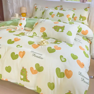 Ensemble de draps en coton 100% Conceptions personnalisées Tissu en coton Prix d'usine en gros <span class=keywords><strong>moins</strong></span> <span class=keywords><strong>cher</strong></span> Ensemble de housse de <span class=keywords><strong>couette</strong></span> - Product Image 5