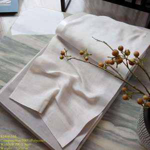 Tela de Tul Sintético de Lino de Lujo VB, Muestra Personalizada para Cortinas y Cenefas - Product Image 2