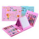 Ensemble de dessin artistique de 208 pièces pour enfants et adultes, avec chevalet pliable double face, boîte de pastels à l'huile, crayons de couleur, crayons à mines colorées - Product Image 2