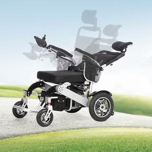 Motore 500W di alta qualità completamente automatico reclinabile sedia a rotelle elettrica con sedile comodo - Product Image 5