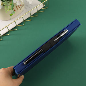 लक्जरी पेन गिफ्ट सेट कवर जर्नल नोटबुक कस्टम अनडेट हार्डकवर जर्नल मेटल ऑफिस 200 पेज चमड़े की डायरी ए 4 ए 5 ए 6, ए 6 - Product Image 4