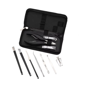 Kit di Lusso per Pedicure Maschile, Set Portatile da Viaggio con Custodia con Cerniera, Strumenti per Unghie Incarnite, Tronchesine Robuste - Product Image 3