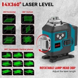 HGLINE 16 Line 4D <strong>Green</strong> Digital Display <strong>Laser</strong> Level Horizontal and Vertical with Phone Control Touch Screen Operator Console - Product Image 3