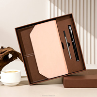 Carnet promotionnel A5 personnalisé en cuir PU rigide avec logo, organiseur pliable pour le bureau