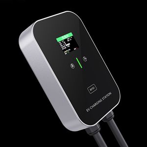 Nouvelle borne de recharge murale pour véhicules électriques 220V 32A 7KW TYPE 2 avec application WiFi IP66, courant réglable 8/16/24/32A, garantie 1 an - Product Image 2