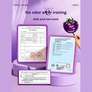 어린이 교육용 플라스틱 구슬 퍼즐 DIY 공예 키트 풀 세트 3D 퓨전 도구 세트 7-14세 어린이 선물 - Product Image 5