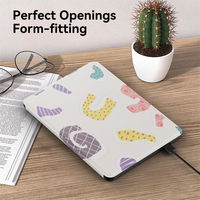 Casing E-Reader Magnetik Kustom, Smart Wake Sleep, untuk Kindle dan Kobo, Pelindung dengan Tali Pegangan