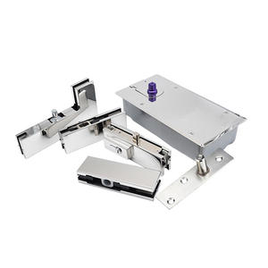 Set Kombo perangkat keras kaca arsitektur, sistem fiting tambalan pintu tanpa bingkai dan pegas lantai untuk aksesori pintu ayun - Product Image 1