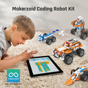 Makerzoid Hơi Nước 26 + Mô Hình Robot Mạnh Mẽ Siêu Bot Set Cho Giáo Dục Xây Dựng Đồ Chơi Điện Tử Cho Trẻ Em Trong độ tuổi 6 + - Product Image 5