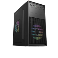 Boîtier de PC de bureau en métal de qualité supérieure, format ATX, options de refroidissement par air et par eau, livraison gratuite, vente directe d'usine