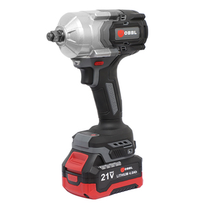 Clé à chocs électrique <span class=keywords><strong>sans</strong></span> <span class=keywords><strong>fil</strong></span> OB850 6.0AH RECHARGEABLE 850N.m, tournevis électrique à entraînement carré, clés à chocs à batterie - Product Image 1