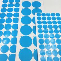 Film pelindung Headset Bluetooth PE PVC antigores, cangkang plastik logam biru akrilik satu sisi tahan debu antistatis