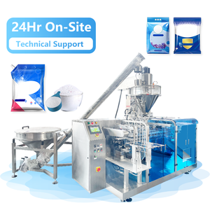 Machine d'emballage Doypack à remplissage et scellage haute vitesse pour sachets stand-up, machine d'emballage de poudre à lessiver - Product Image 1